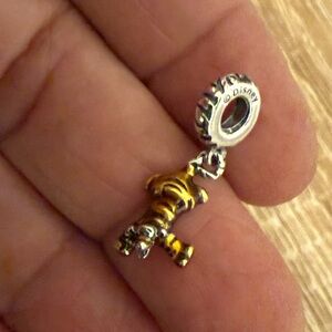 Disney Gold and Silver Tigger Bracelet Charm